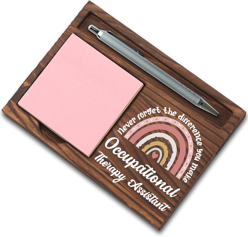 SunyJone Occupational Therapy Assistant Gifts, Thank You Appreciation Gifts for OTA Week Graduation Birthday Christmas Office Desk Self-Stick Note Pad Holders SBB5 - Image 1